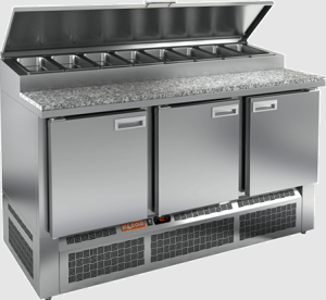 Стол холодильный HiCold PZE1-111/GN камень