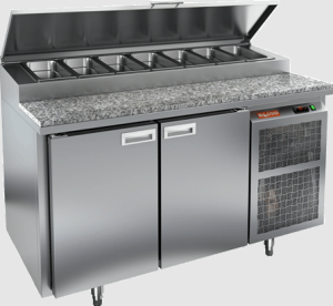 Стол холодильный HiCold PZ1-11/GN камень