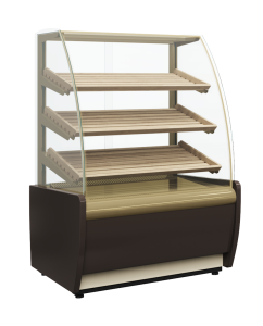Витрина хлебная Carboma K70 N 0,9-2 LIGHT Bread 0011-9005 (без стекла)