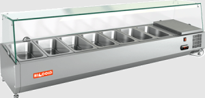 Витрина для ингредиентов HiCold VRX 1600 1/3