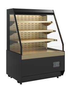 Горка холодильная Carboma KC70 VM 1,3-2 STANDARD 9005-0109 (скошенная боковина, версия 2.0)