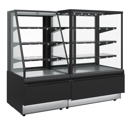 Витрина кондитерская Carboma KC70 VV 1,3-1 STANDARD 9005-0430 (ВХСв-1,3д Cube Люкс)