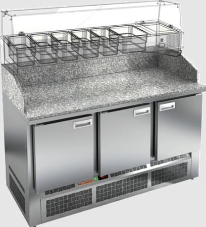 Стол холодильный HiCold PZE3-111/GN