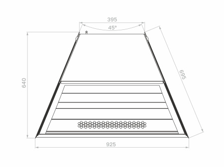 Витрина кондитерская Carboma K70 VV-3 STANDARD 9005-0109 (версия 2.0)