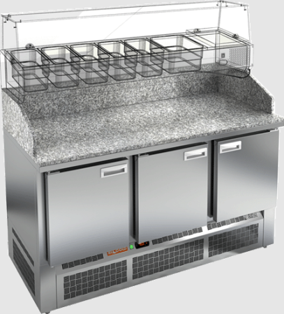 Стол холодильный HiCold PZE3-111/SN