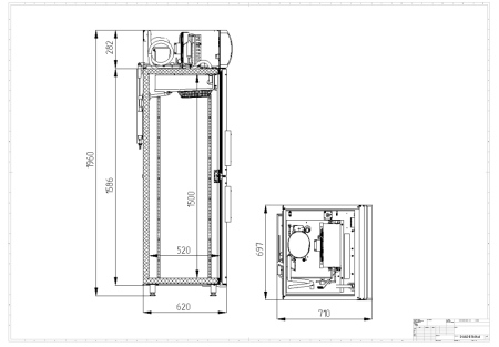 Шкаф холодильный Polair DM 105hd S