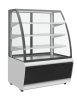 Витрина кондитерская Carboma K70 VV 0,9-1 STANDARD 9006-9005 (ВХСв-0,9д Люкс ТЕХНО)