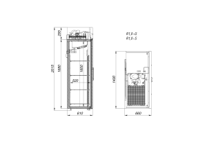 Шкаф холодильный Arkto R1.0-S
